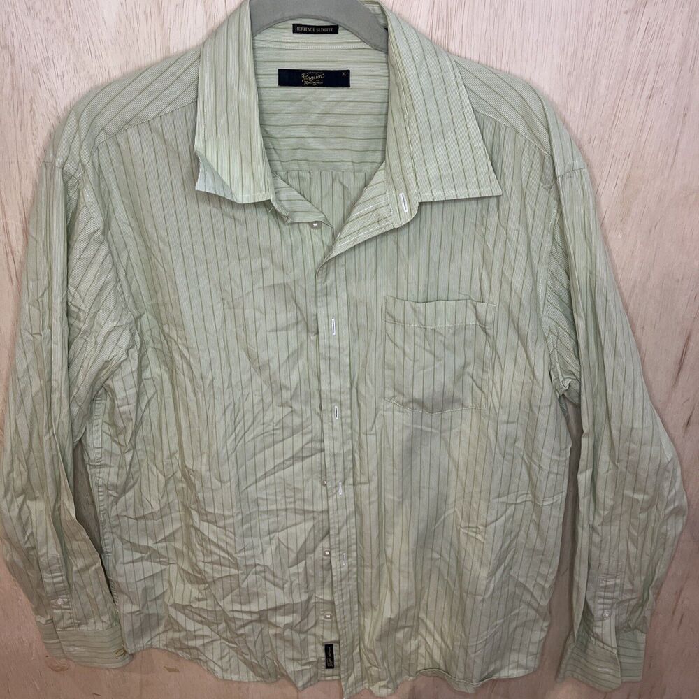 ORIGINAL PENGUIN Heritage Slim Fit Mens Button up collared dress shirt size XL